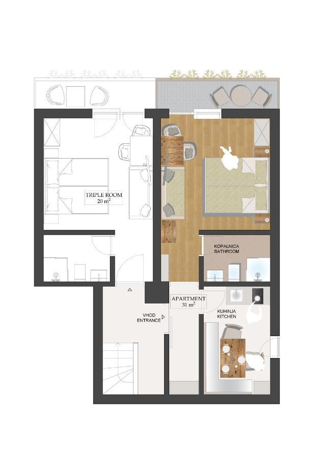 Apartments And Rooms Razen Bohinj Exterior foto
